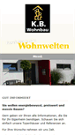 Mobile Screenshot of kb-wohnbau.de
